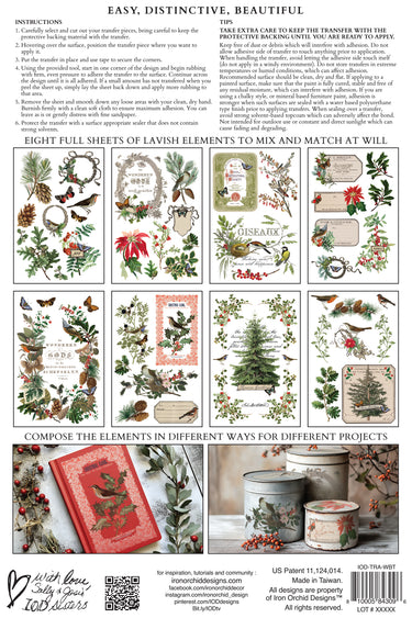 Winter Botanist IOD Transfer 8x12 Pad™-Iron Orchid Designs